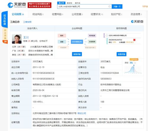 林斌卸任北京小米软件技术有限公司总经理职务
